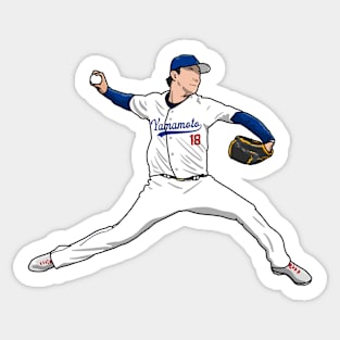 Pitching yamamoto Sticker